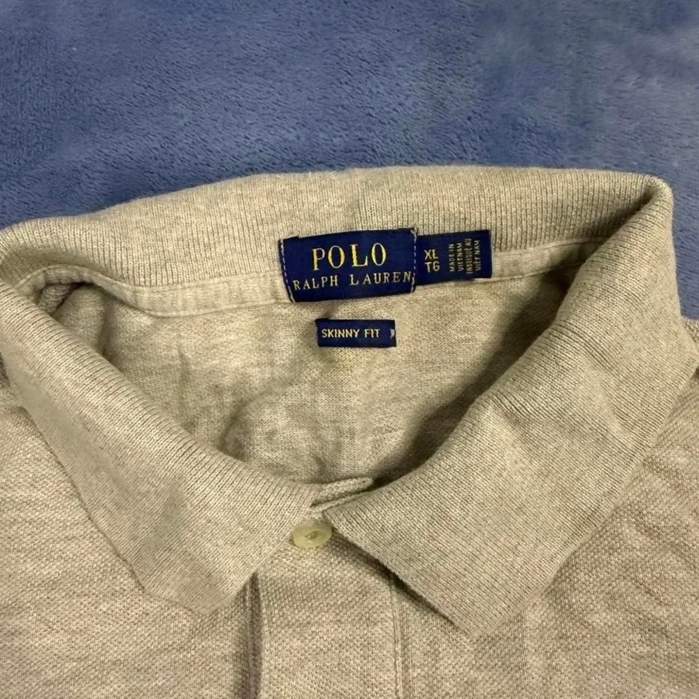 Ralph Lauren grey polo shirt men Size XL‎